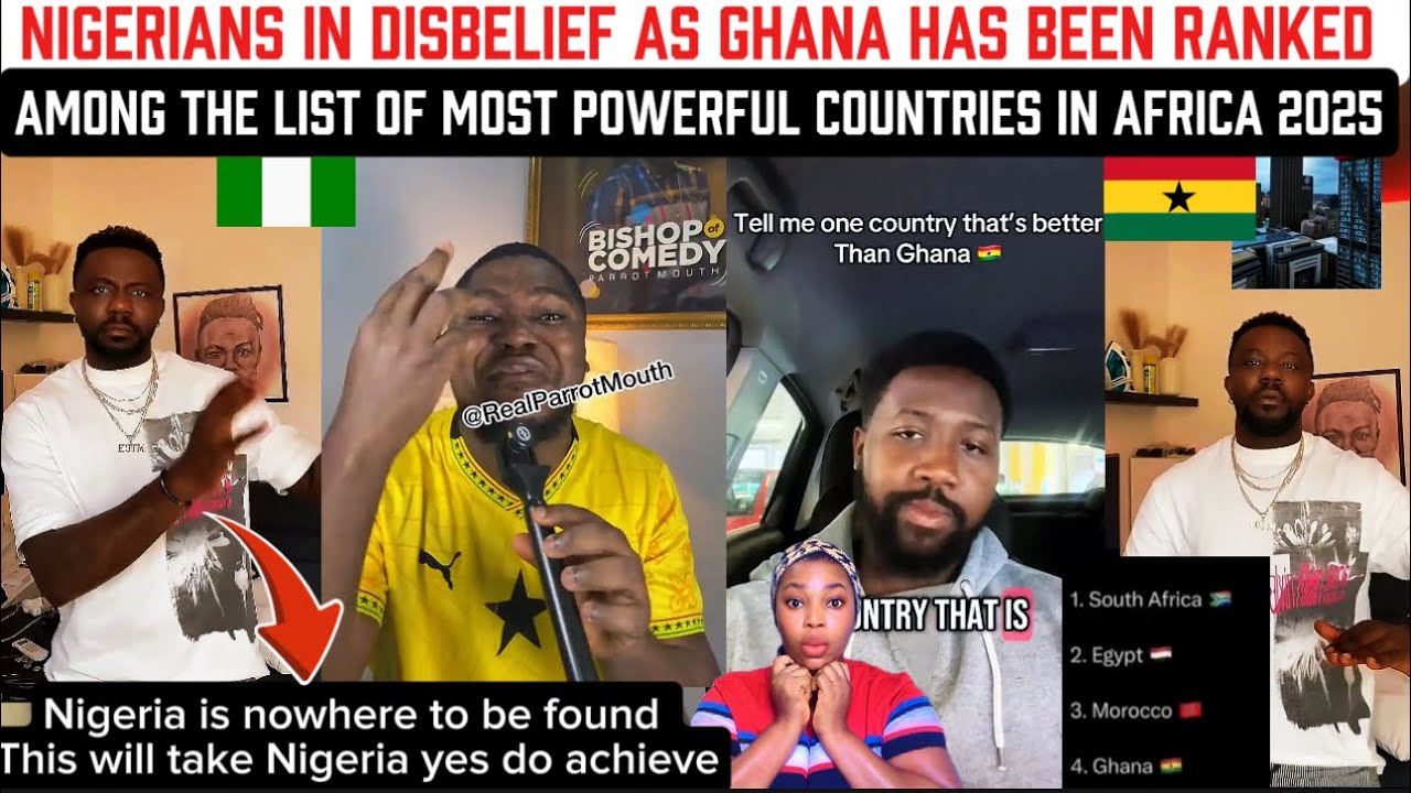 Breaking ‼️🚨 Nigerians In disbelief As Ghana Has Been Ranked Among The List of Most Powerful 🇬🇭