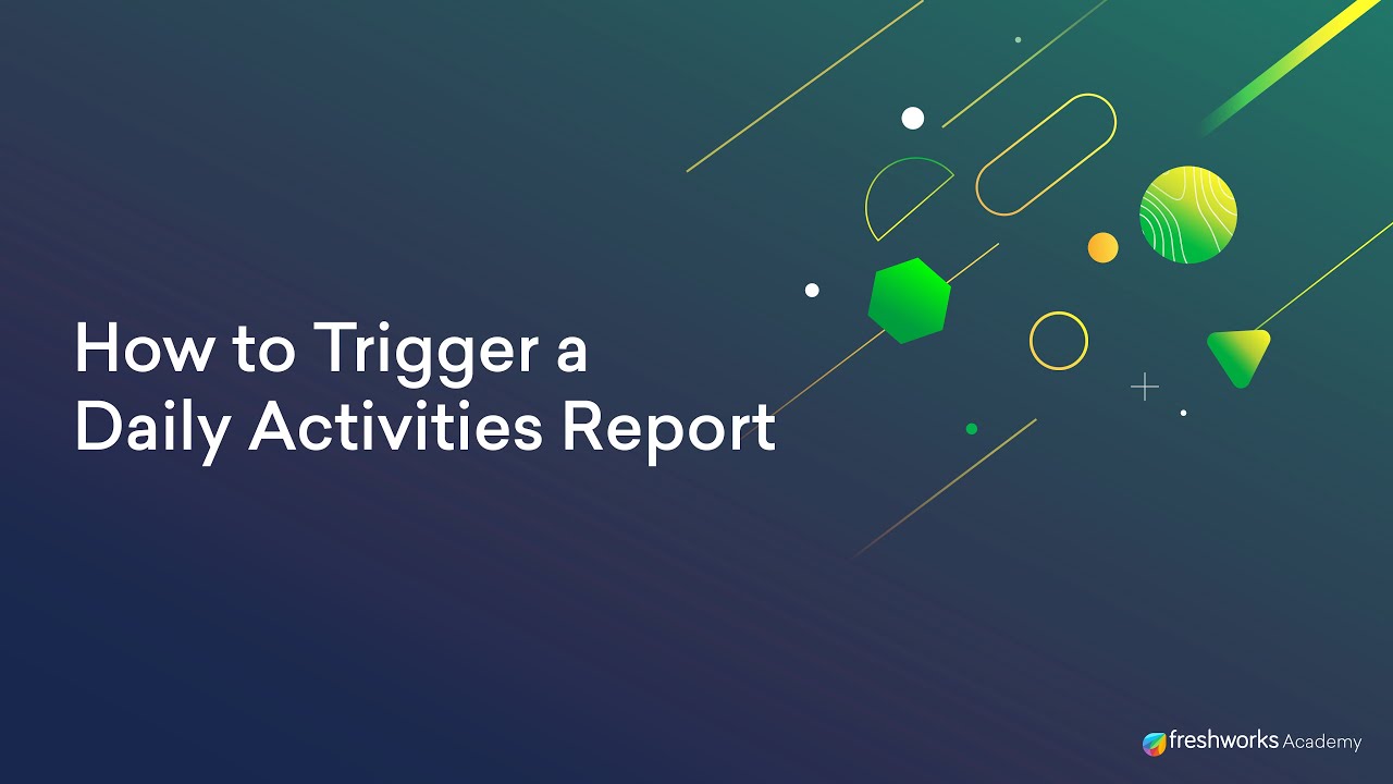How to Trigger a Daily Activities Export