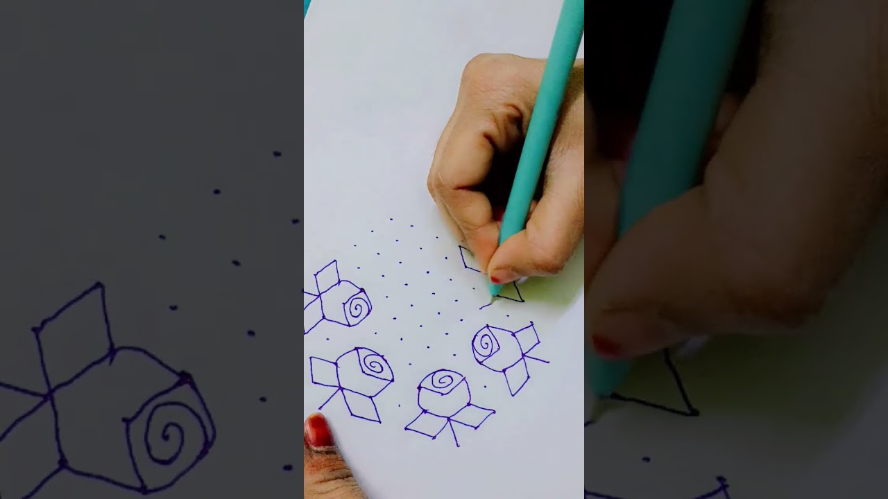 11-6 Beautiful Chukkala Muggu Designs 2026 | Easy Dot Rangoli | Daily Muggulu Compilation