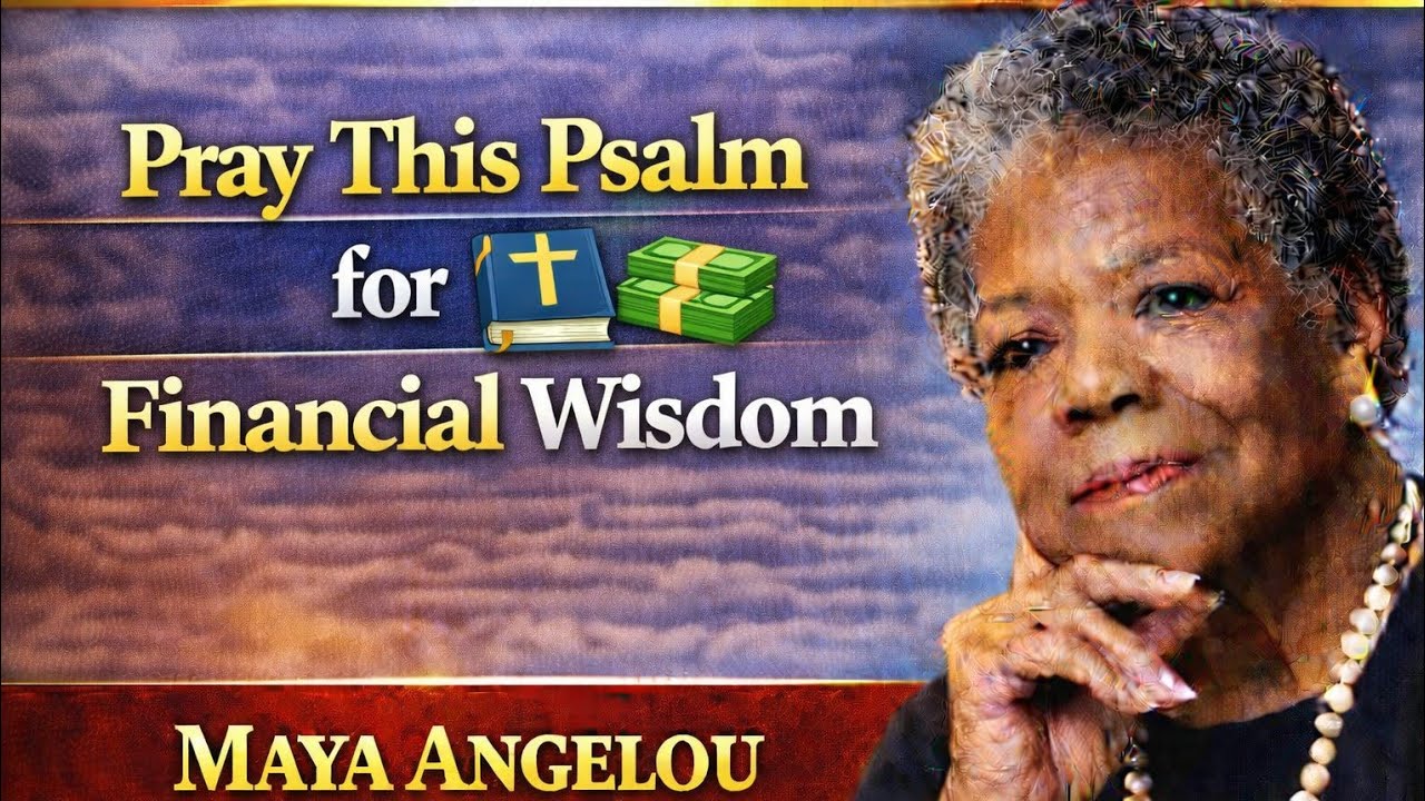Pray This Psalm for Financial Wisdom | Maya Angelou | Motivational Speech