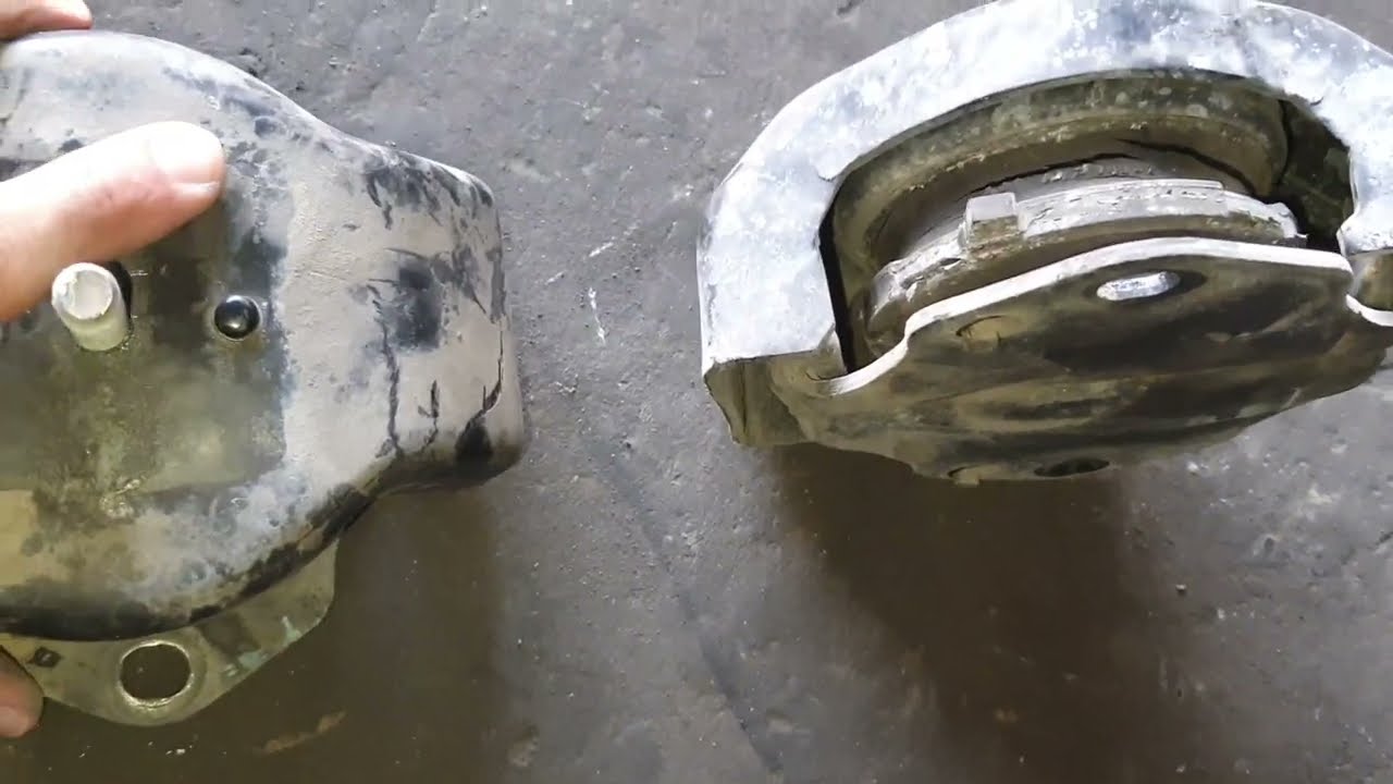 تغيير كراسي مكينة باجيرو -Changing the Engine supports for Mitsubishi Pajero