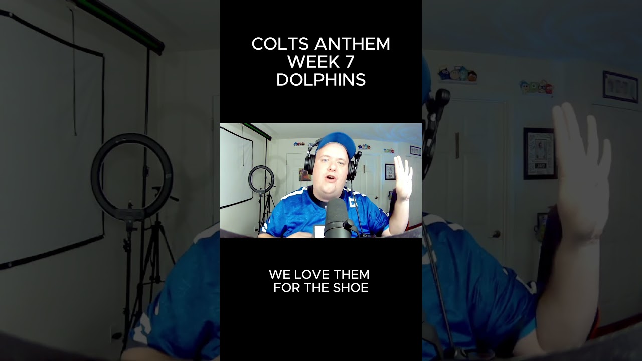Colts vs Dolphins 2024 Season Week 7 - Team Song Anthem