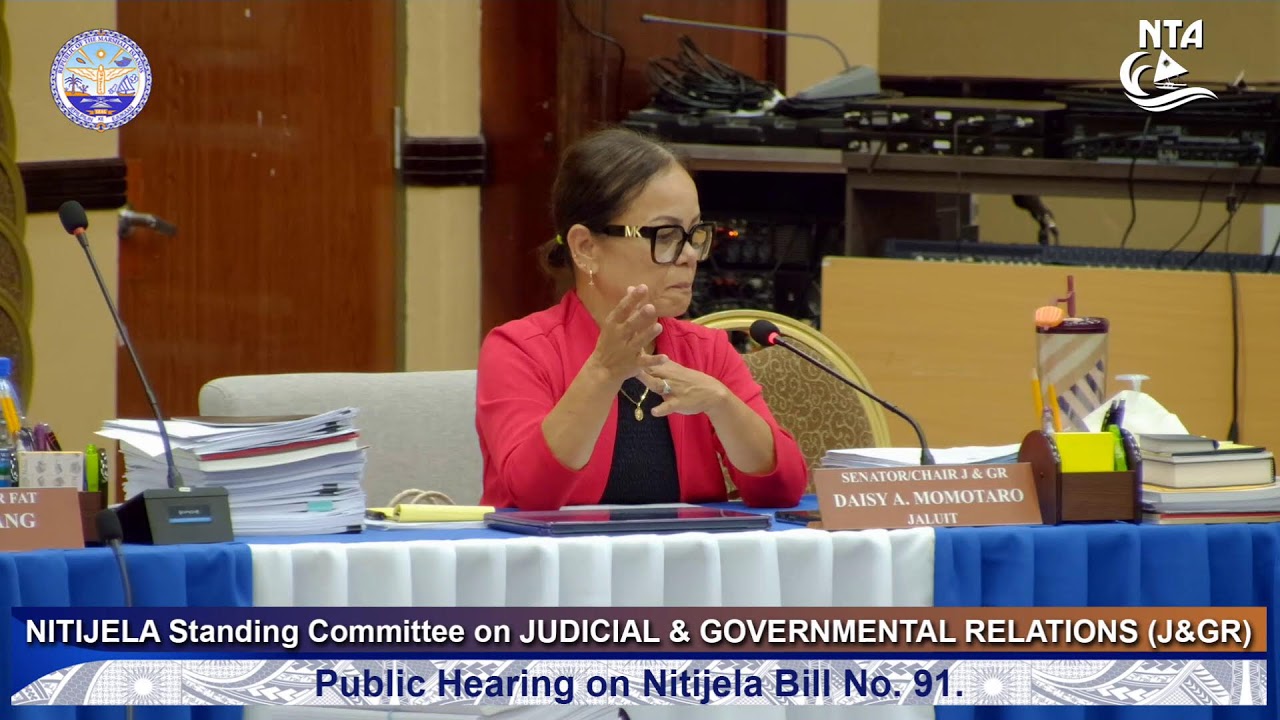 Nitijela Standing Committee on Judicial & Governmental Relations  (J&GR) 2026