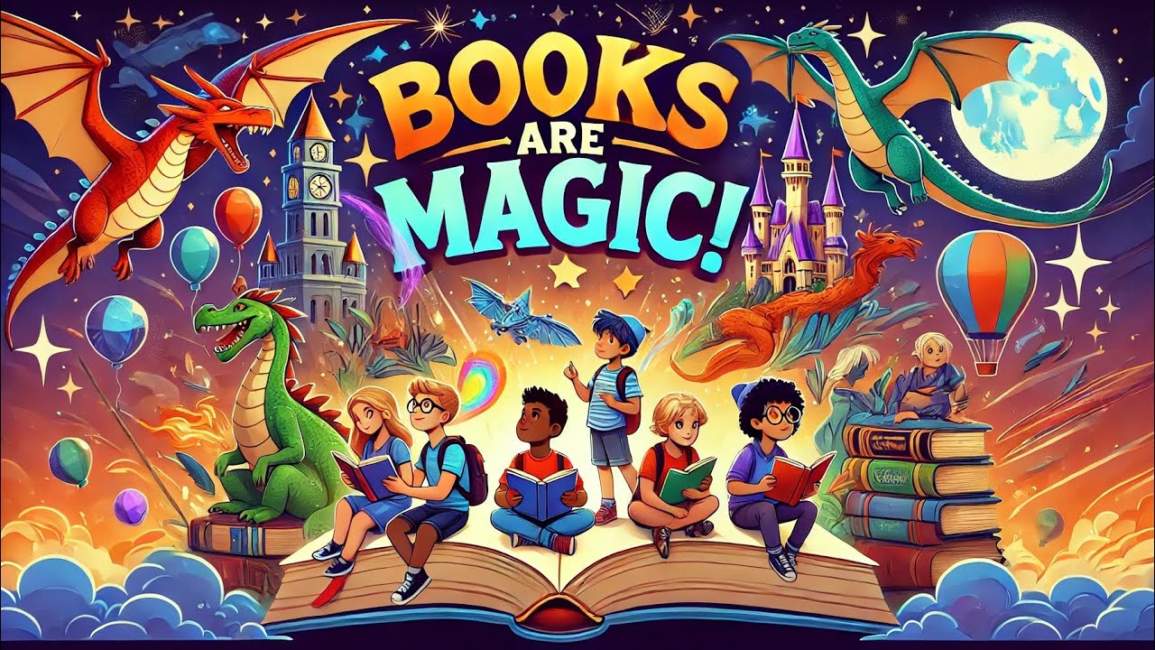 Books Are Magic! 📚 | Fun Reading Song for Kids | Learn About Exploring Books!