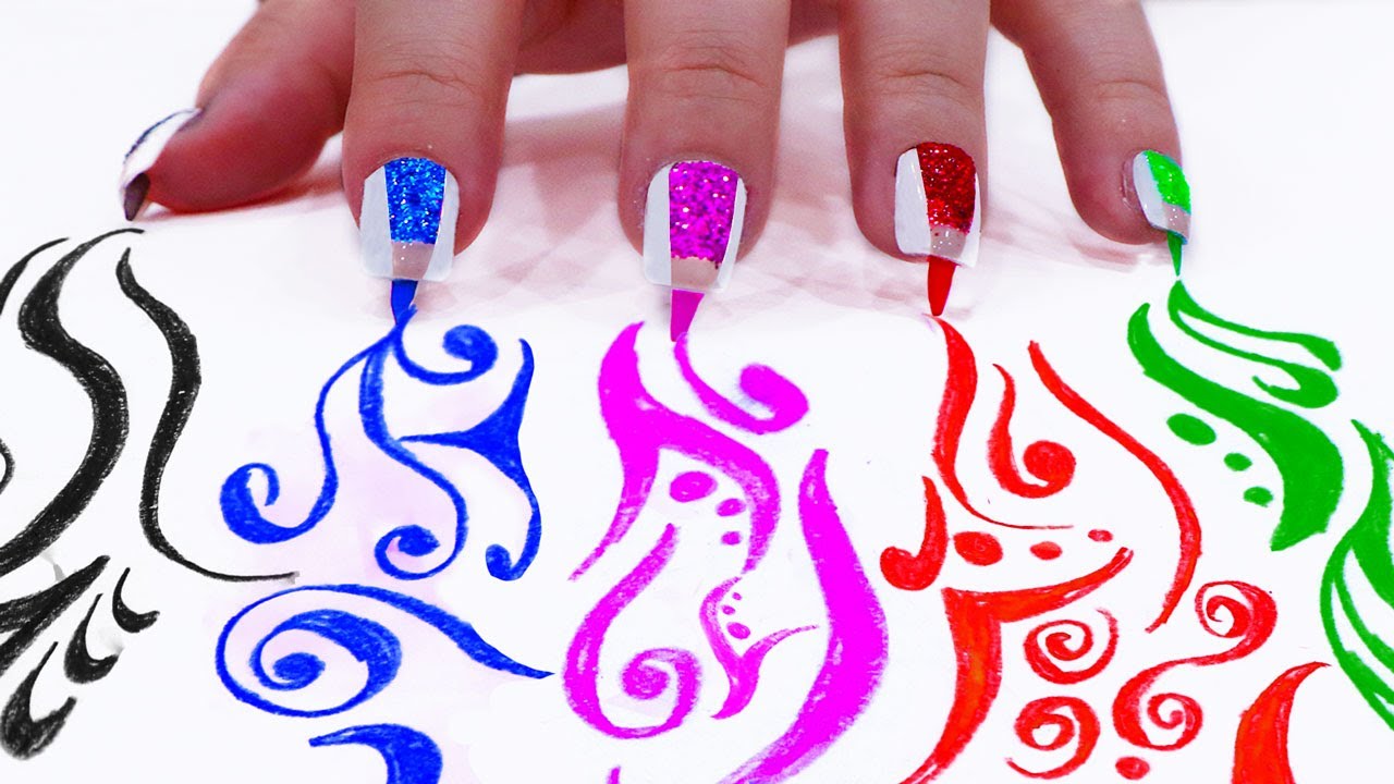 7 DIY EASY NAIL ART DESIGNS | HOW TO PAINT CUTE NAILS AT HOME