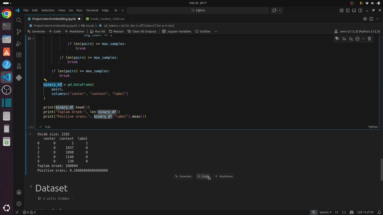 Project-Word Embedding