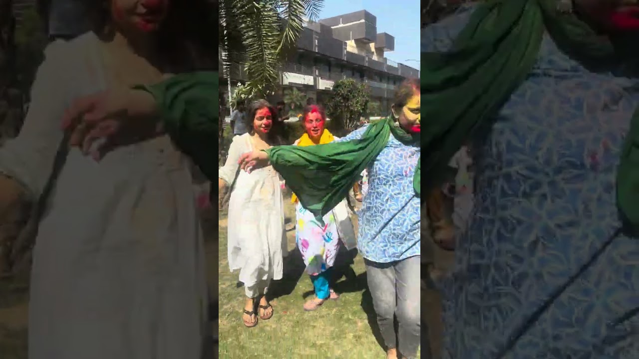 Holi celebration 🎉 Colors fun Dhamaal Masti  and full enjoy ￼