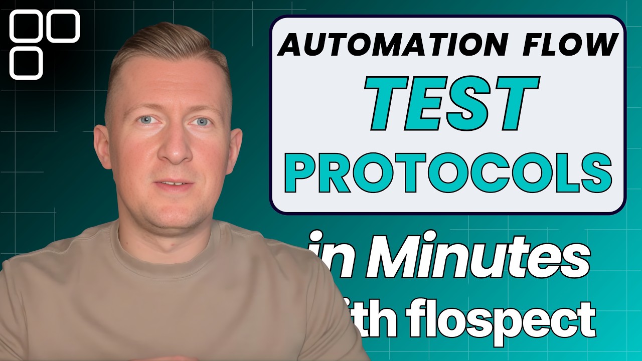 How AI Reads Your Automation Flow And Creates Perfect Test Protocols (In Minutes with flospect)