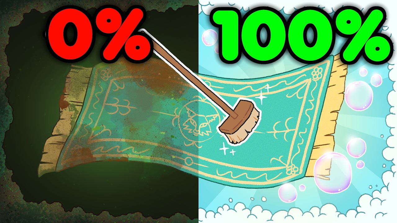 Я прошел Carpet Cleaning Simulator на 100% 🫧