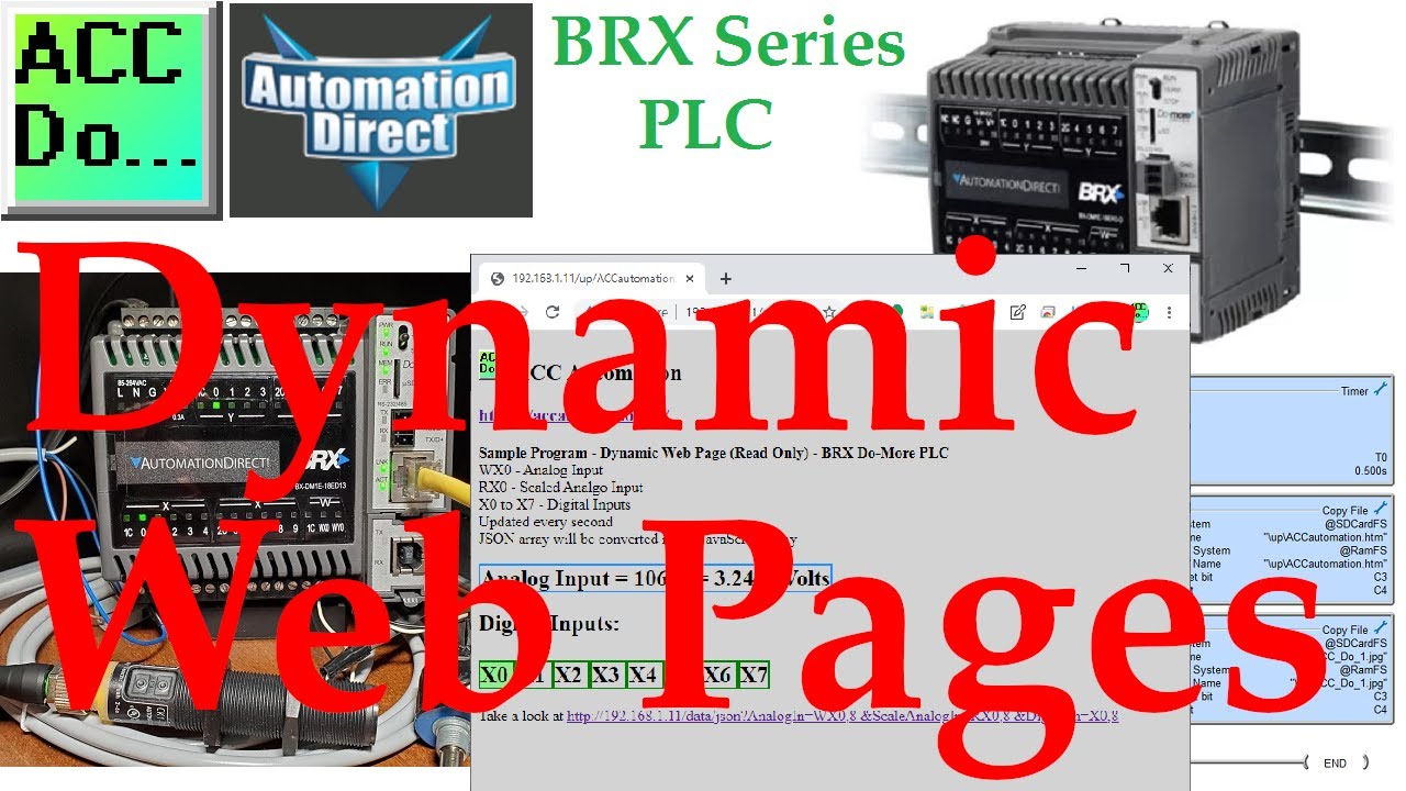 BRX Do-More PLC Dynamic Web Pages