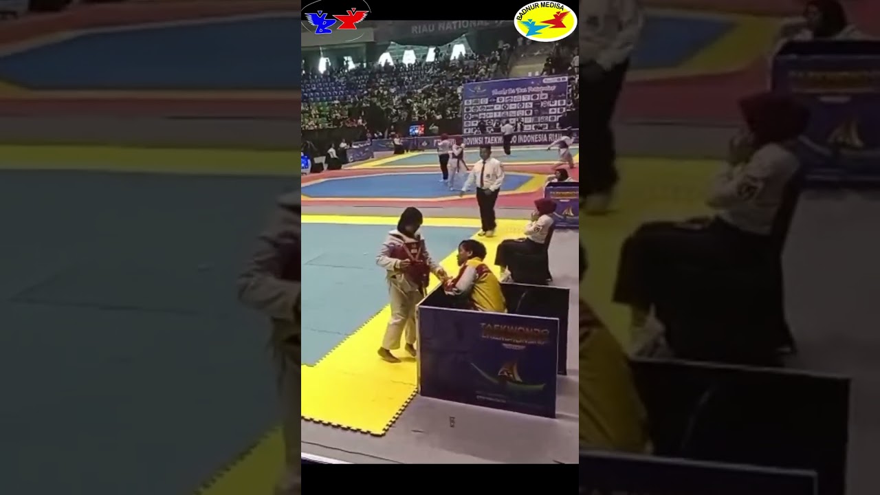 Riau National Taekwondo Championship 2026, GOR Gelanggang Remaja, Badnur Medisa ✊...... Juara ✊#BM 