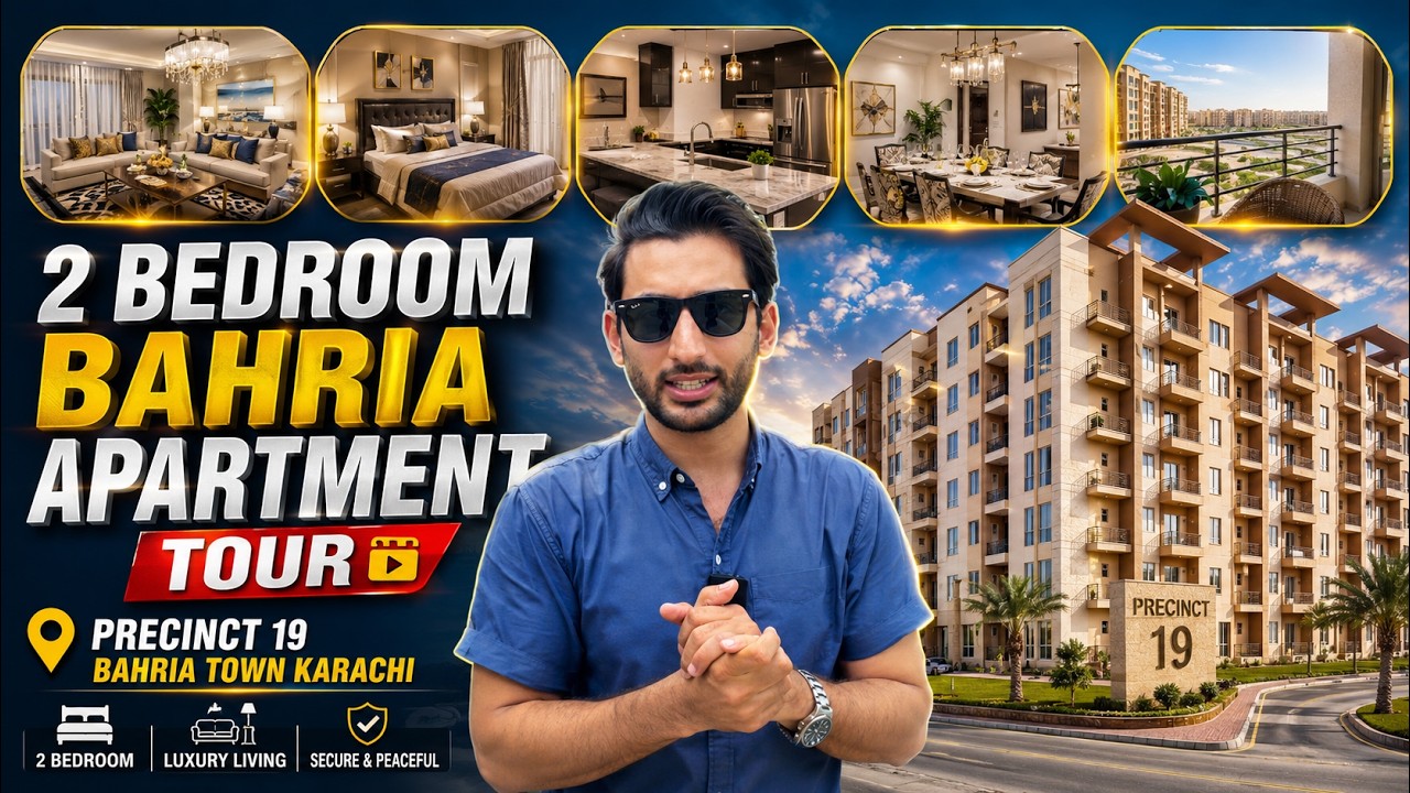 2 Bedroom Bahria Apartment Tour | Precinct 19 Bahria Town Karachi