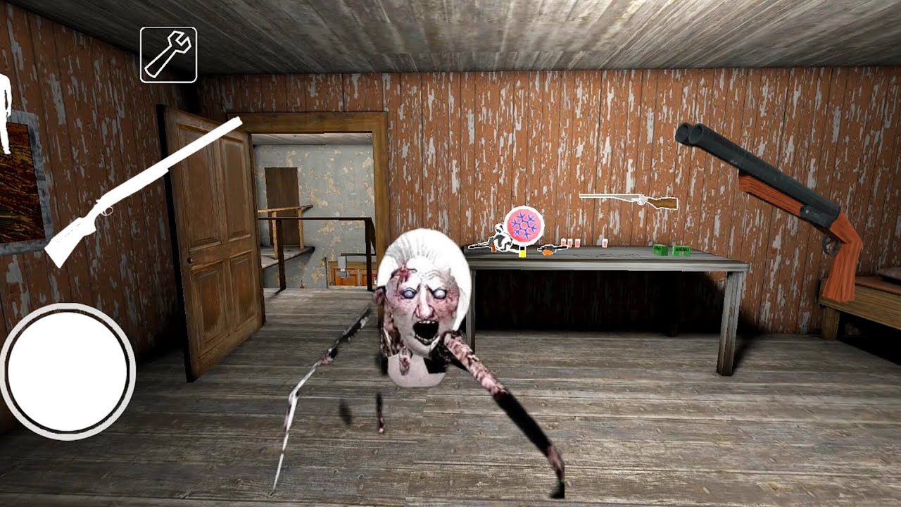 Playing As granny and grandpa again in granny chapter v.18[Good mode menu]