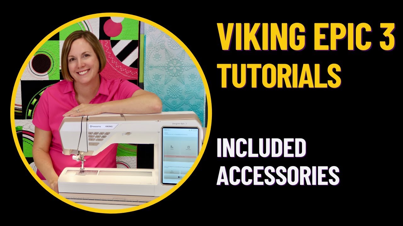 Husqvarna Viking Designer Epic 3 Included Accessories