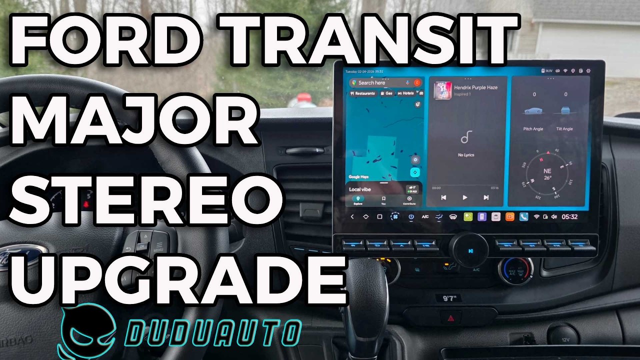 Ford Transit 2020-2025 — лучшее обновление штатной навигационной системы на базе Android DUDU7
