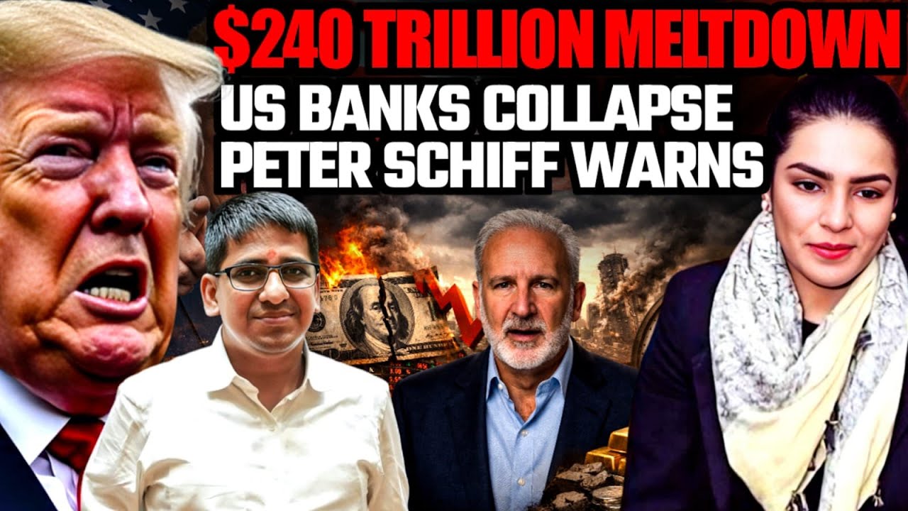 US Banks Collapse, $240T Global Crash &ndash; Peter Schiff Warning 2026 | Amber Zaidi