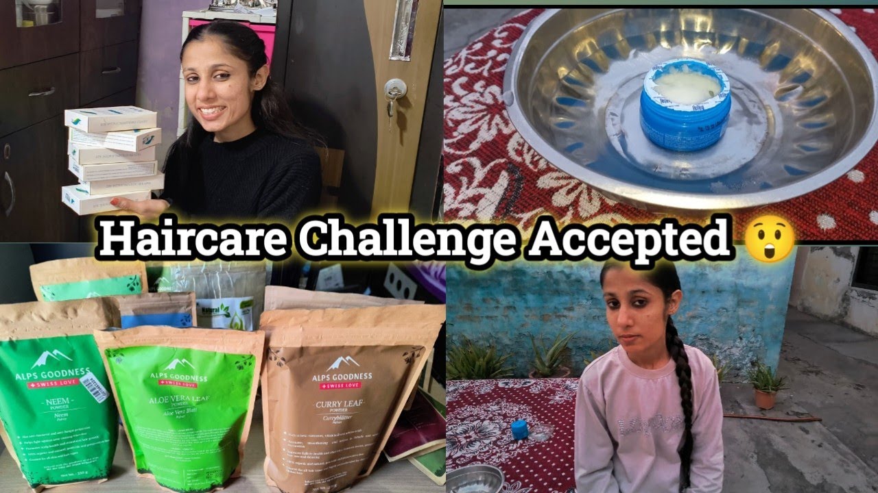 ✨ Simple Living Vlog 💛 Hair Care Challenge ✔  & Handmade Art 💛