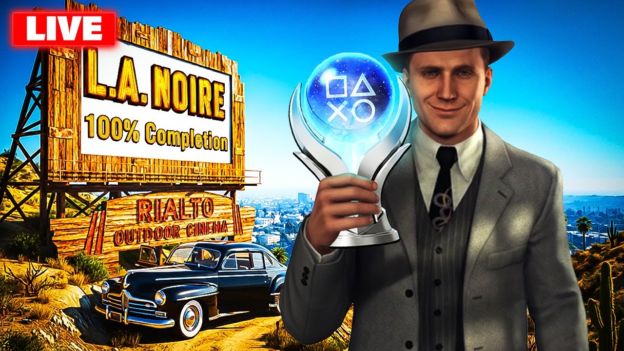 🔴Can I Finally Platinum LA Noire on PS3? | Trophy Backlog Cleanup (100%)