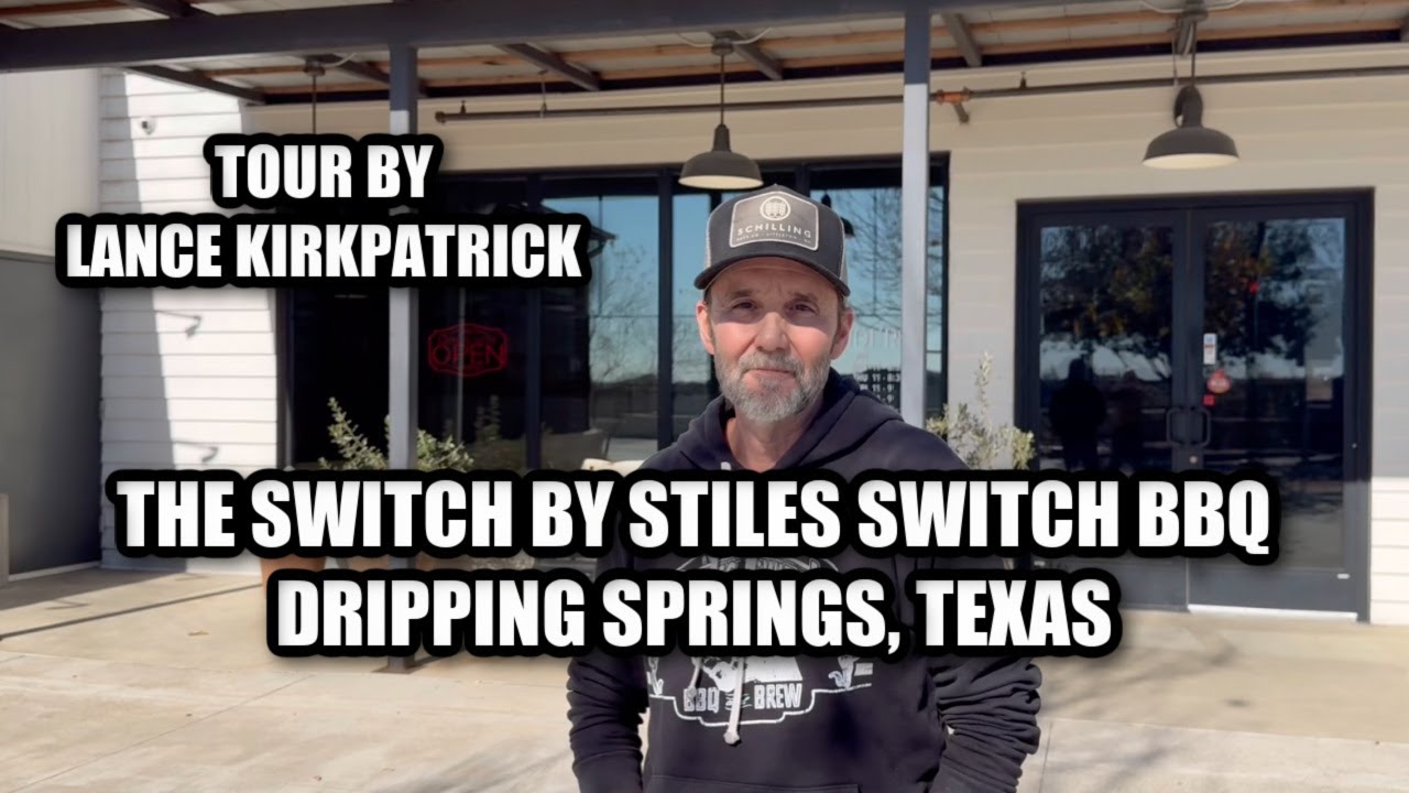 Лэнс Киркпатрик демонстрирует ресторан Switch BBQ.