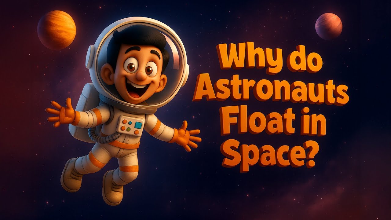 Почему астронавты парят в космосе? | #aumsum #kids #education #science