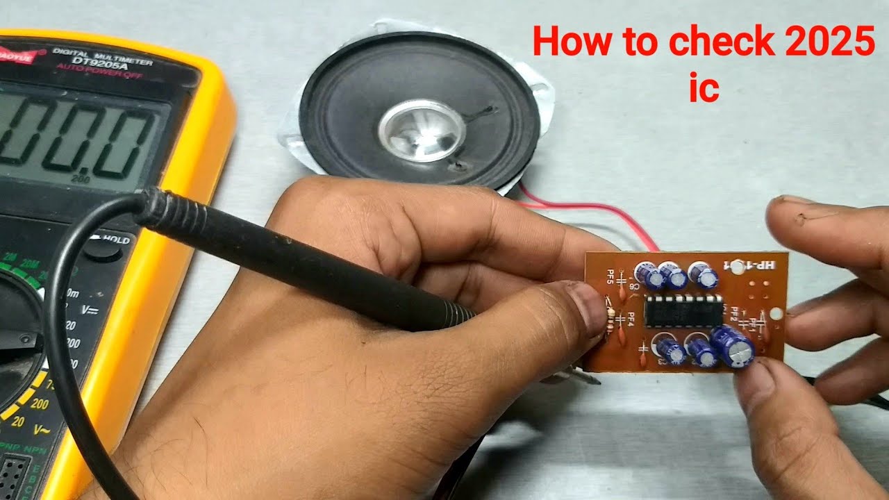 How to Check TEA2025B ic || First Time YouTube || How to check dead ic 2025