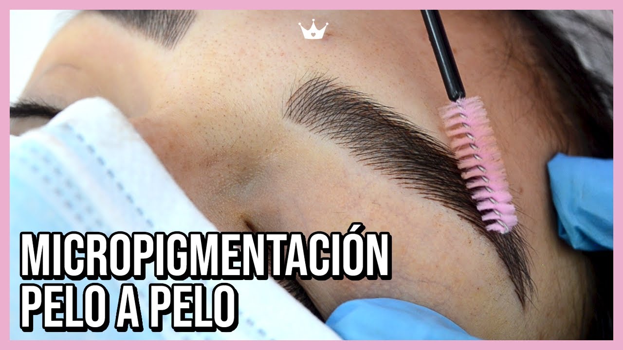 MICROPIGMENTACIÓN de Cejas: PROCEDIMIENTO paso a paso ♥ Cejas perfectas pelo a pelo - Beauty Studio
