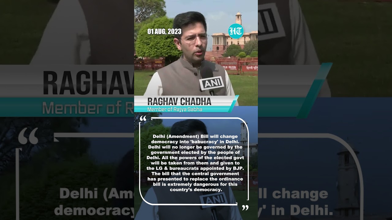 'Delhi Bill Will Change Democracy Into Babucracy': Raghav Chaddha