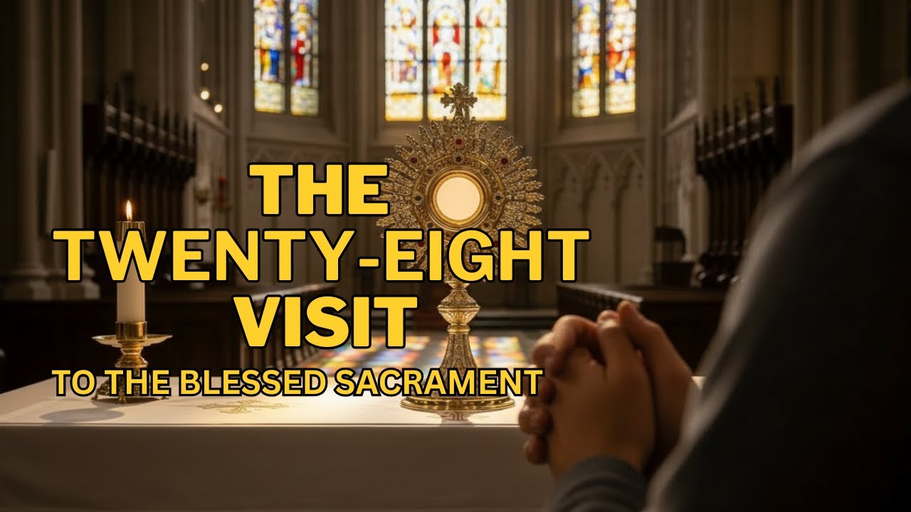Prayer Before the Blessed Sacrament | 28th Visit, Spiritual Communion & Prayer to Our Lady.