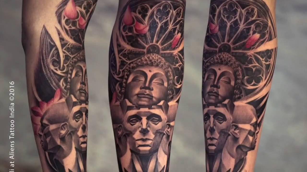 Time Lapse - Making of Buddha Tattoo by Sunny Bhanushali