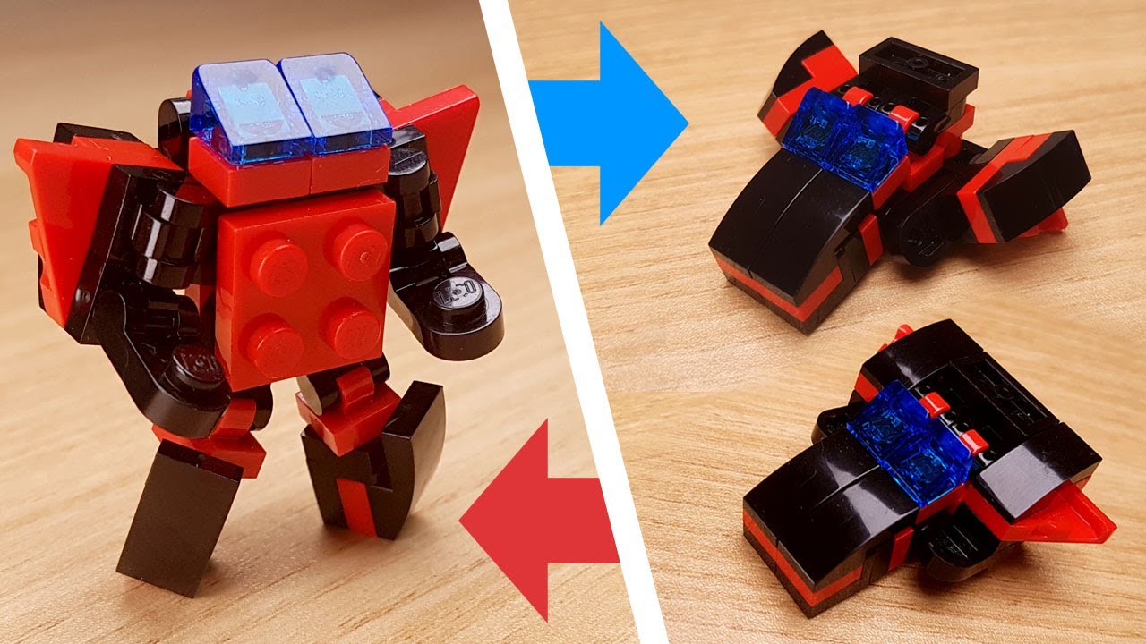 [Учебник мини-робота LEGO] Робот-трансформер с тремя переключателями