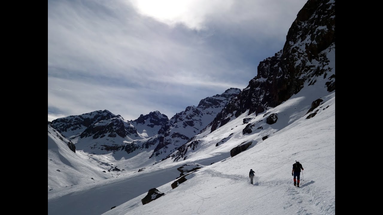 Climbing from Imlil to Toubkal Refuge
