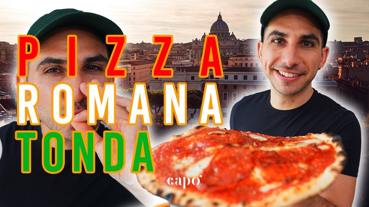 Knusprige römische Pizza 🍕Perfekt für zuhause 🏠