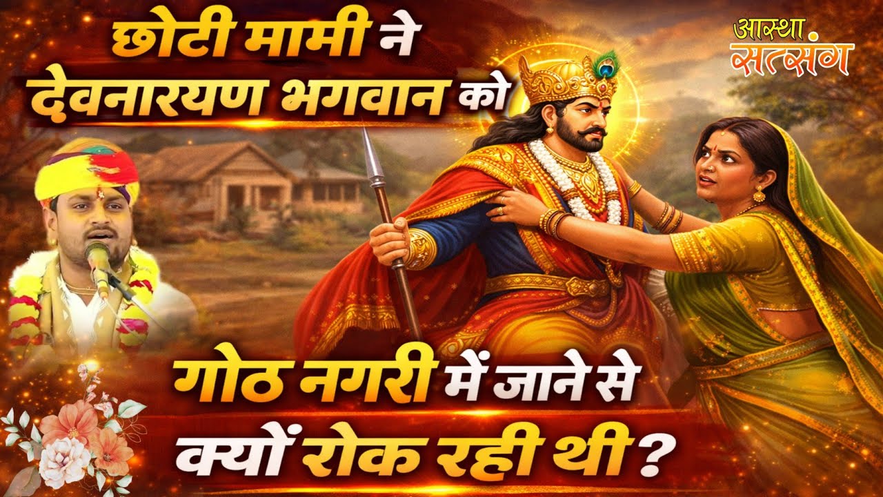 छोटी मामी ने देवनारायण भगवान को गोठ नगरी में जाने से क्यों रोक रही थी ।। अजय गुरुजी सिंगावदा बड़नगर 
