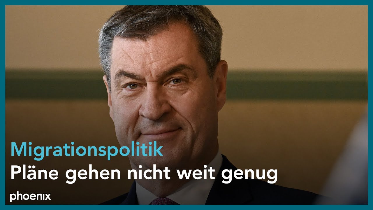 CSU: Markus Söder und Manfred Weber zu aktuellen politischen Themen