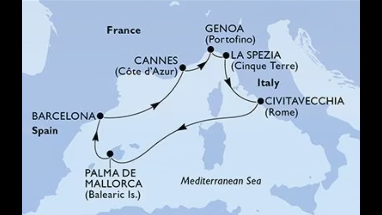 2025 - CRUCERO MEDITERRANEO CON AMIGOS