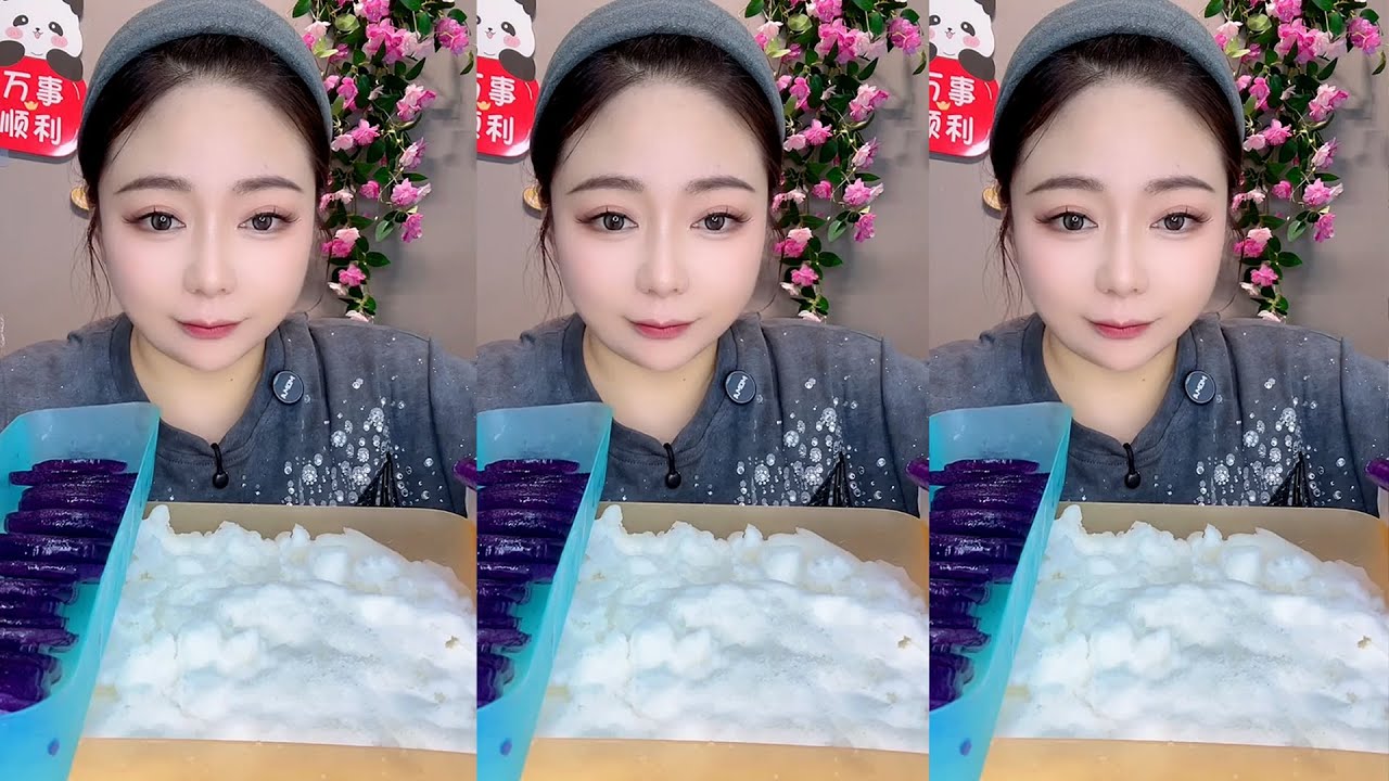 ASMR ICE EATING  / ASMR MUKBANG ICE EATING SOUNDS FROM THE FROZEN WATER