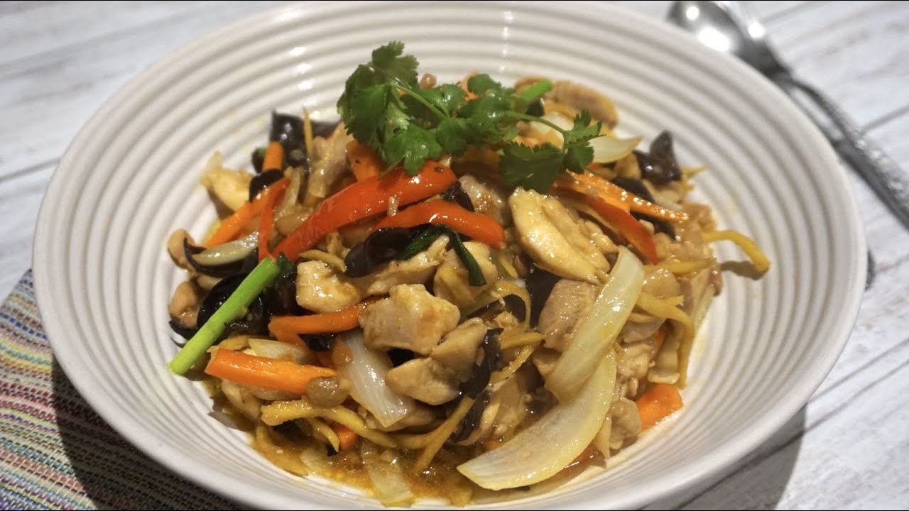 Stir Fried Chicken With Ginger | Gai Pad Khing | ไก่ผัดขิง