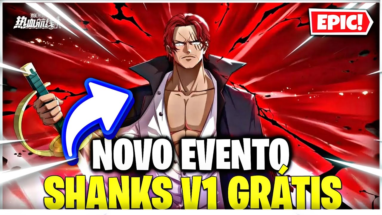 NOVO EVENTO POR TEMPO LIMITADO! CORRE AGORA! Pegue o SHANKS V1 DE GRAÇA no One Piece Fighting Path 😱