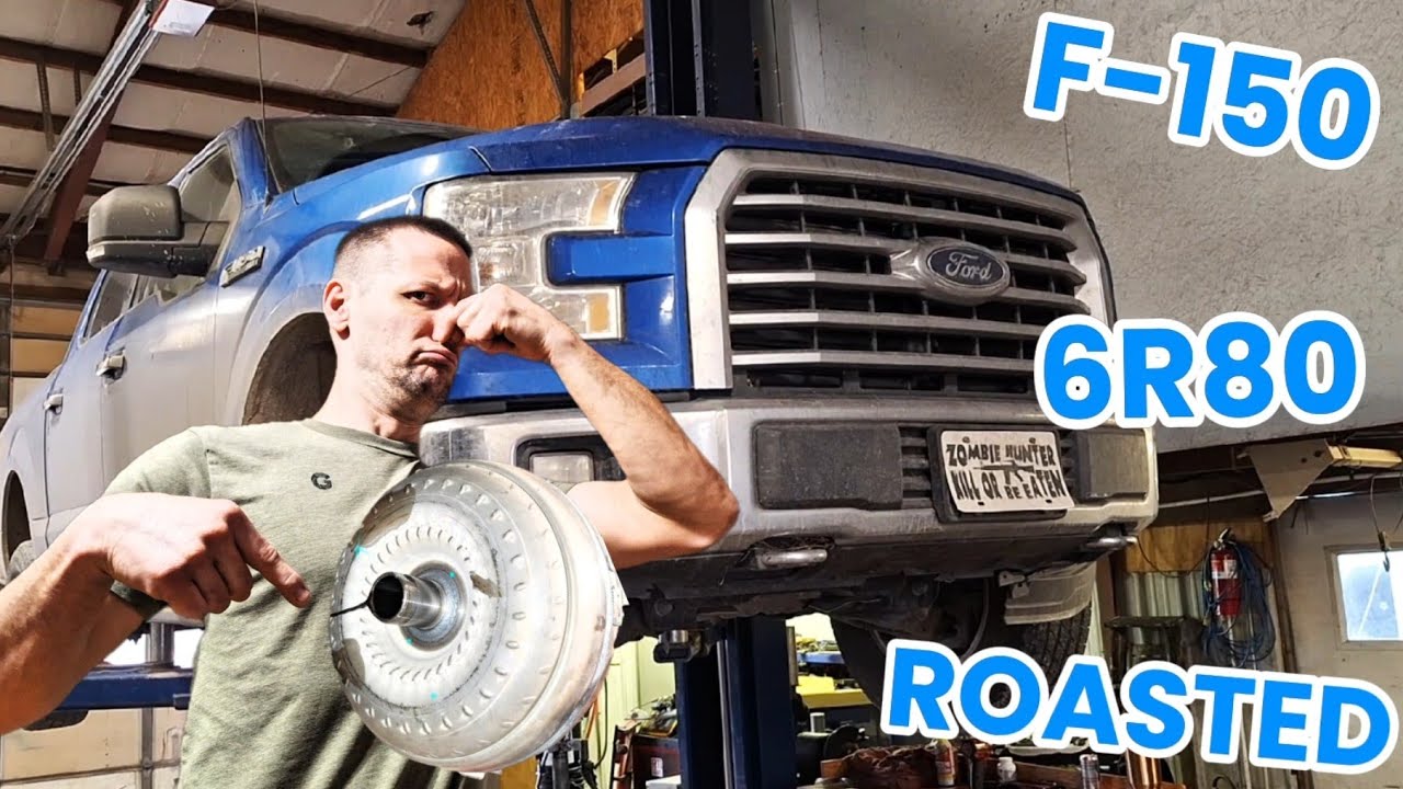 Снятие трансмиссии Ford F-150 2015 года (6R80)