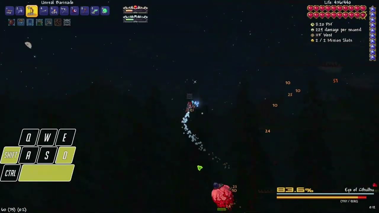 Terraria Calamity New Malice No Hit: Eye of Cthulhu (v.2.1.1)