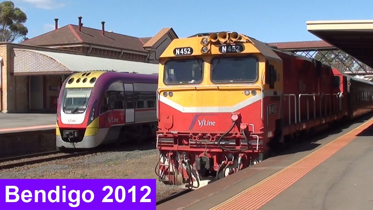Trains, trams and buses in Bendigo (2012)
