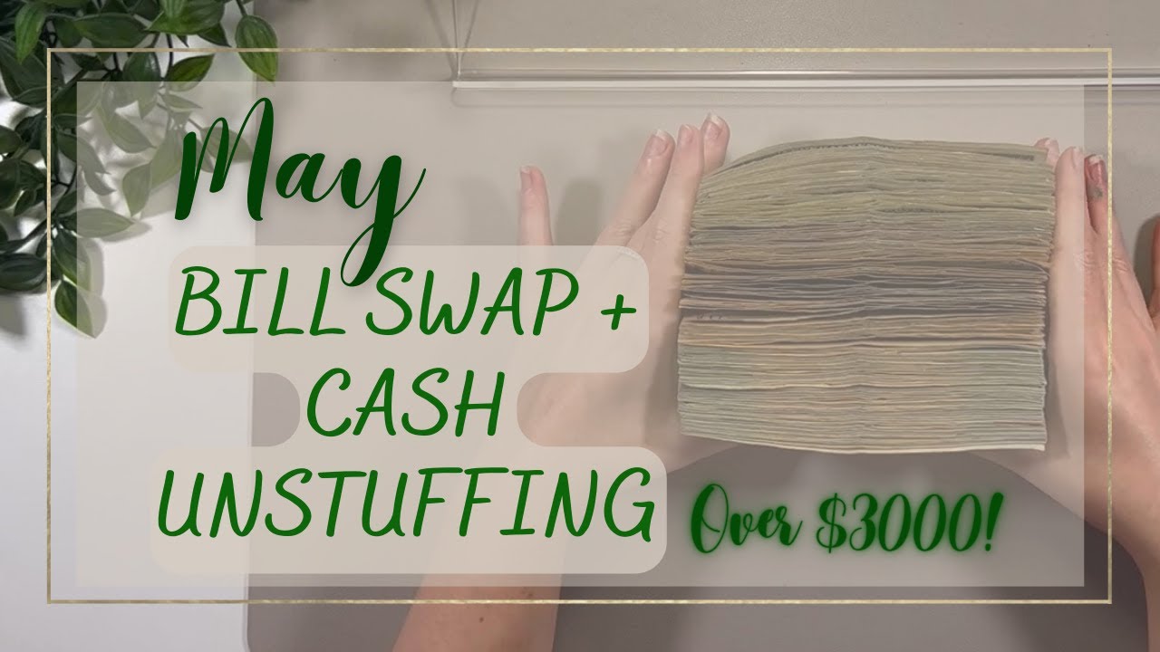 May Bill Swap + Cash Unstuffing 🪷 | Dave Ramsey Inspired | Variable Income | BB Budgets