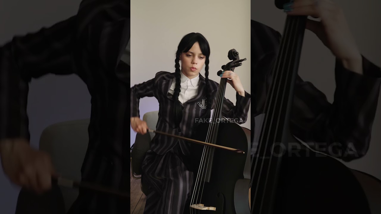 Did you recognize the melody? #fakeortega #jennaortega #wednesday #netflix #wednesdayaddams