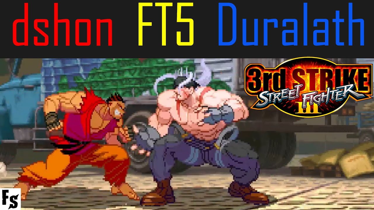 Street Fighter III: Third Strike - dshon [Sean] vs Duralath [Alex/Makoto] (Fightcade FT5)