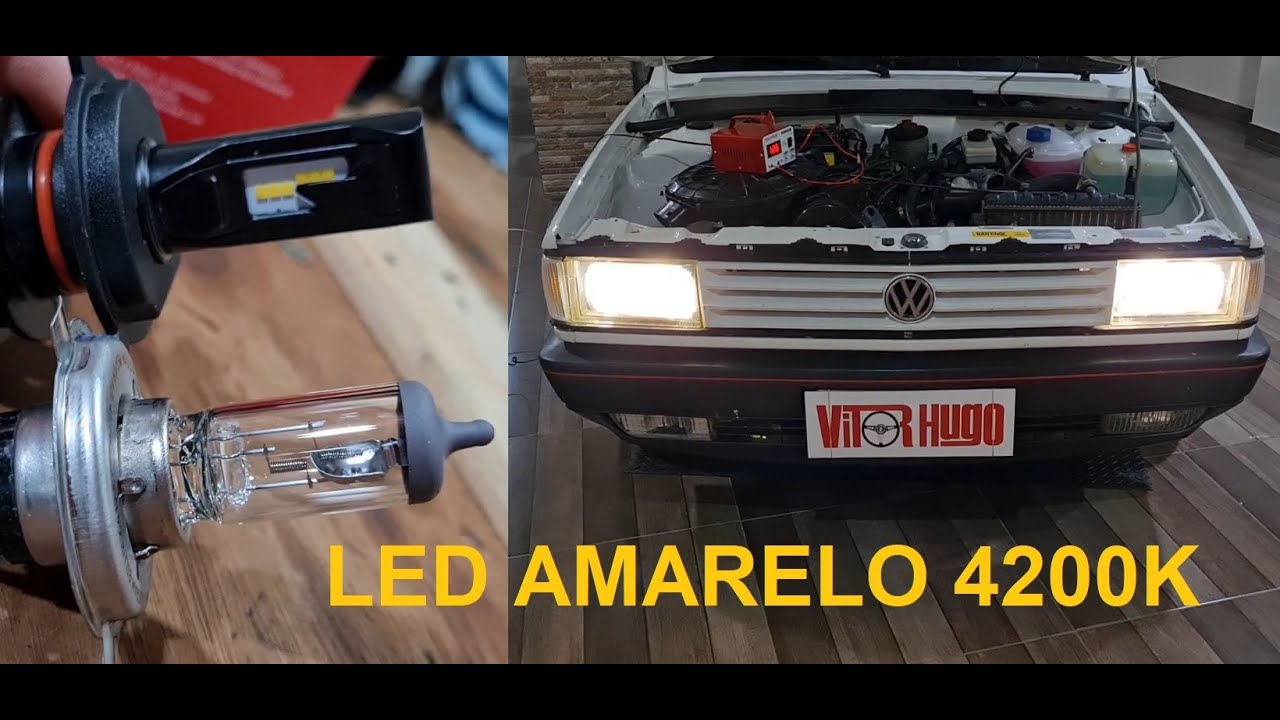 Lâmpada LED 4200k Cinoy - Luz AMARELA com a eficiência do LED
