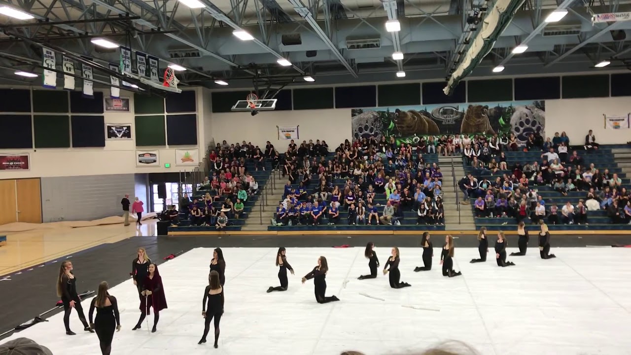 Viewmont High School Winterguard 2018 Running with the Wolves