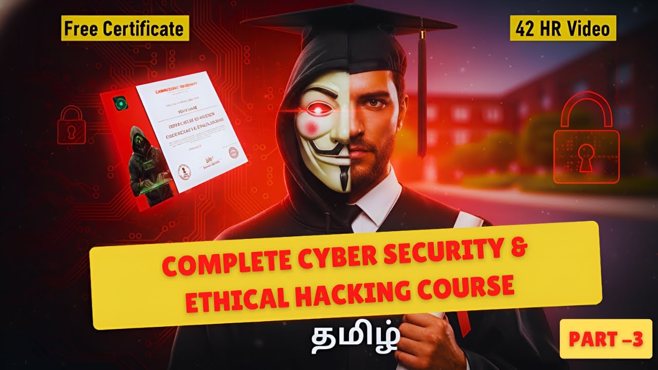 🎓 Complete  Ethical Hacking & Cyber Security Course in Tamil (Part 3) | Cappriciosec University