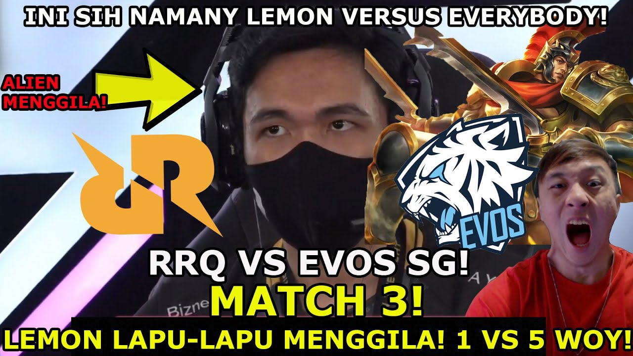 LEMON VERSUS EVERYBODY IS REAL! GILA LEMON LAPU-LAPU 1 VS 5 NGEBANTAI SEGALANYA! ALIEEEEN PARAHHHH!