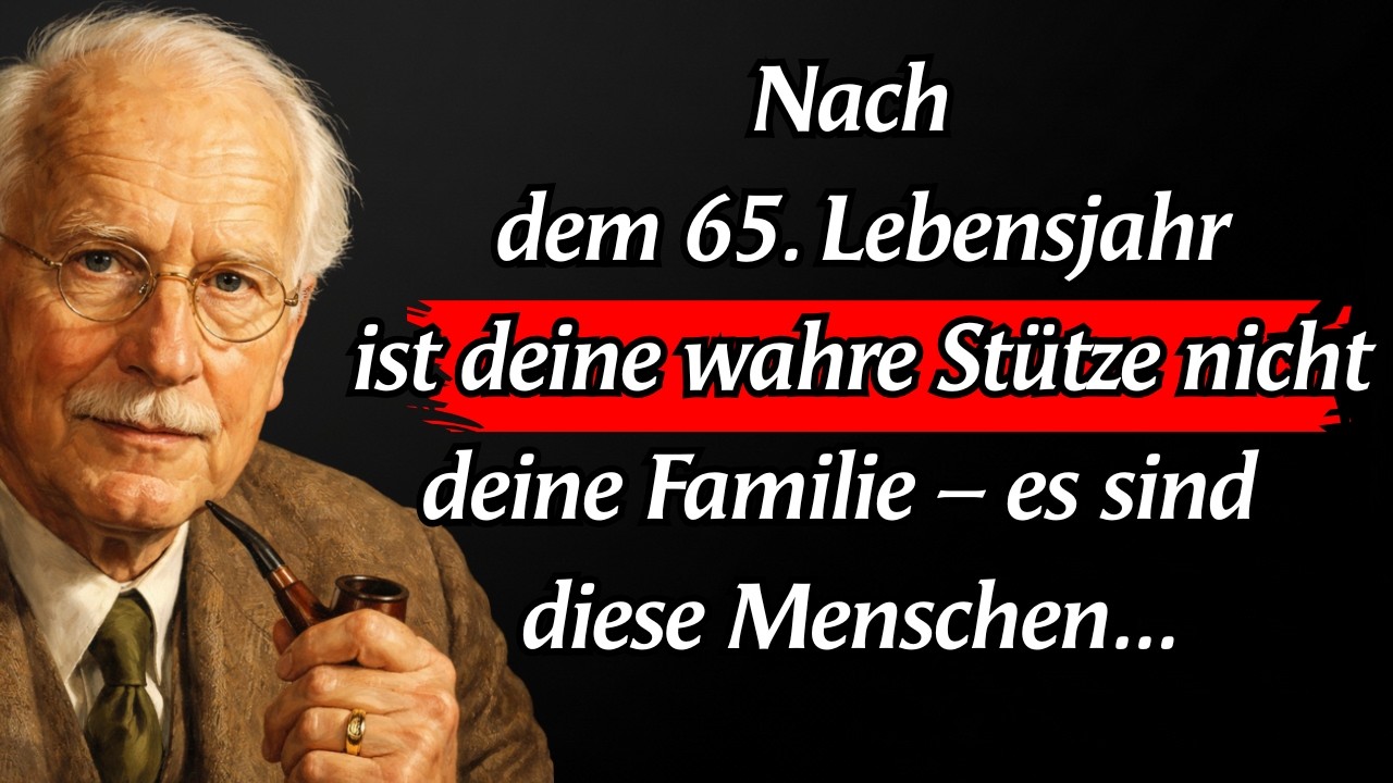 Nach dem 65.Lebensjahr ist deine wahre Stütze nicht deine Familie – es sind diese Menschen|Carl Jung