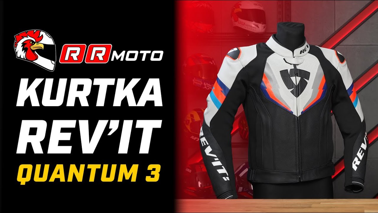 REVIT QUANTUM 3 - skórzana kurtka motocyklowa